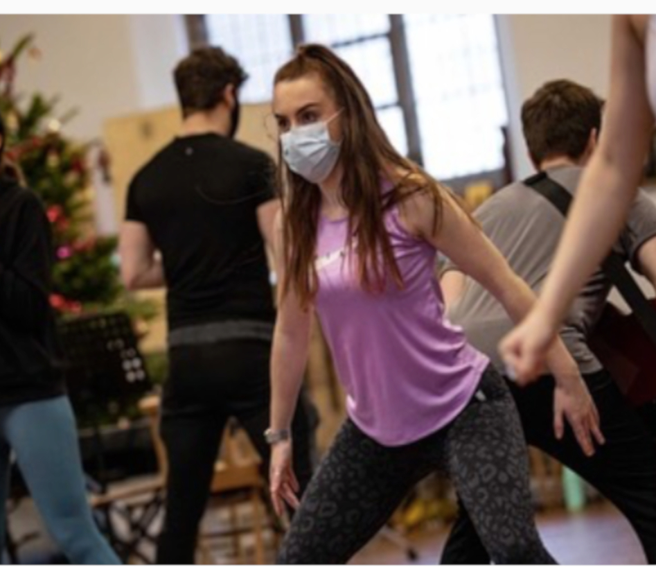 Samantha Richards in rehearsals for Footloose UK!
